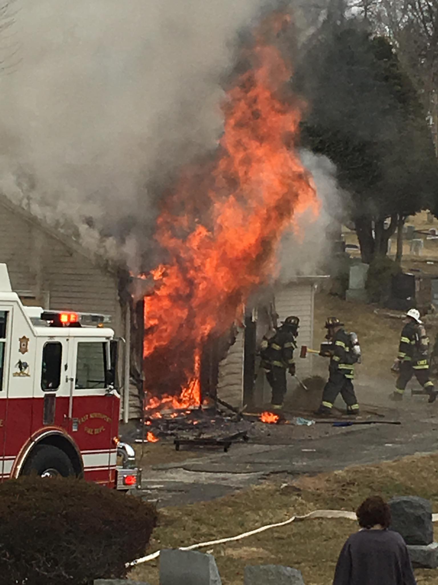 Photo via East Northport Fire Department Facebook Page